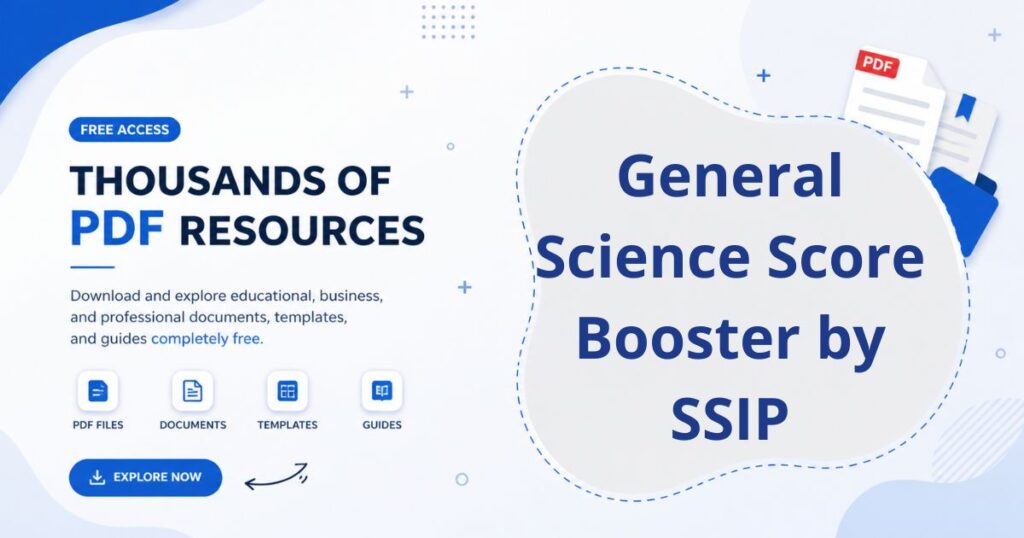 General Science Score Booster by SSIP 2026