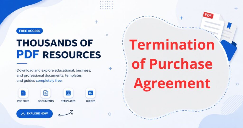 How to Draft a Termination Letter to Purchase Agreement pdf