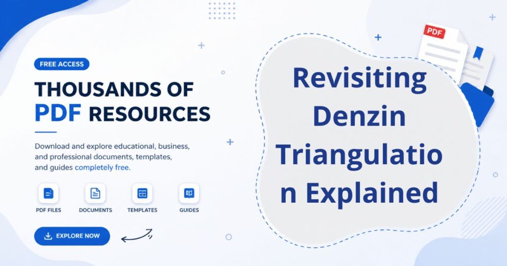 Revisiting Denzin Triangulation Explained 2026