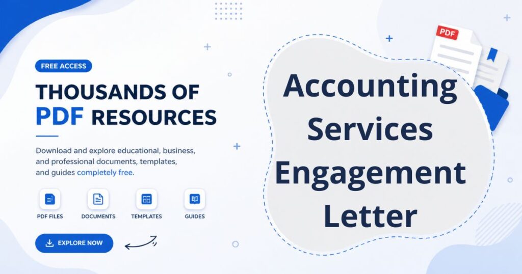 Accounting Services Engagement Letter Professional Samples
