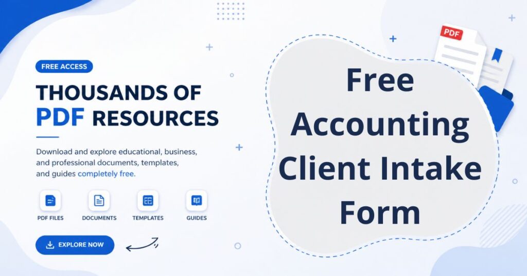 Free Accounting Client Intake Form