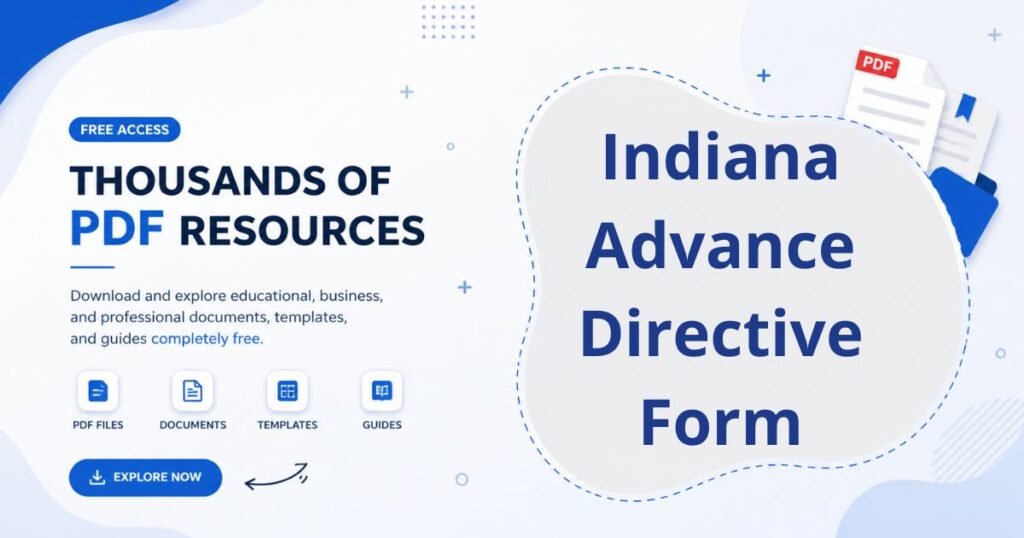 Indiana Advance Directive Form