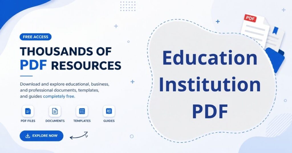 A formal document layout showing an education institution report with structured sections, academic details, and official formatting.