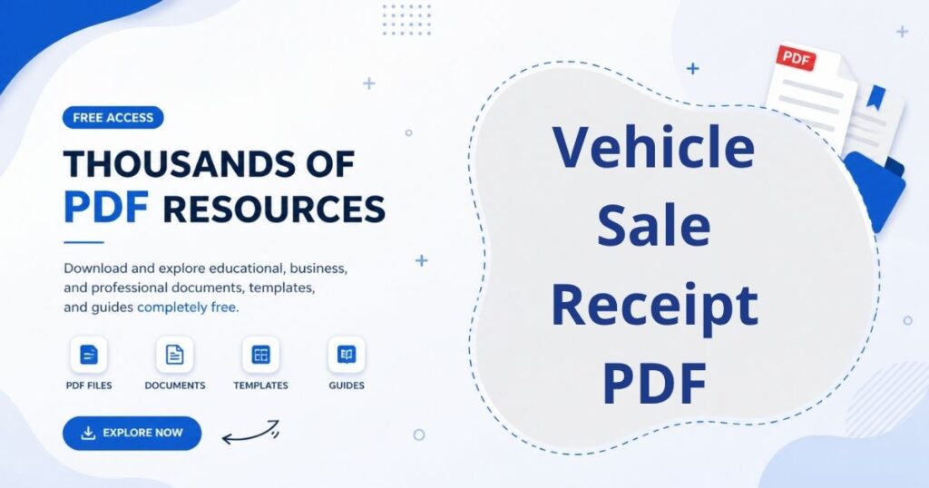 A receipt-style document showing vehicle sale transaction details including payment, date, and ownership transfer.